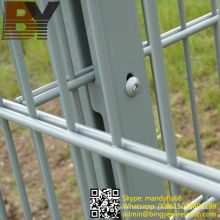 Twin Wire Fencing Double Welded Wire Mesh Fence Panels